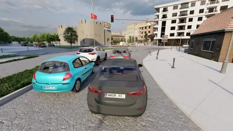 15 trafik animasyonlu